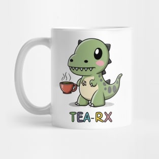 Trex having tea Mug